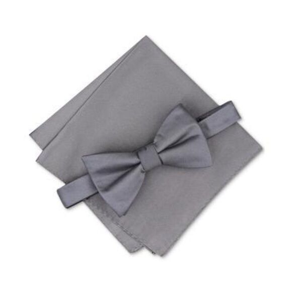 Alfani Other - Alfani Men's Solid Texture Pocket Square and Bowtie